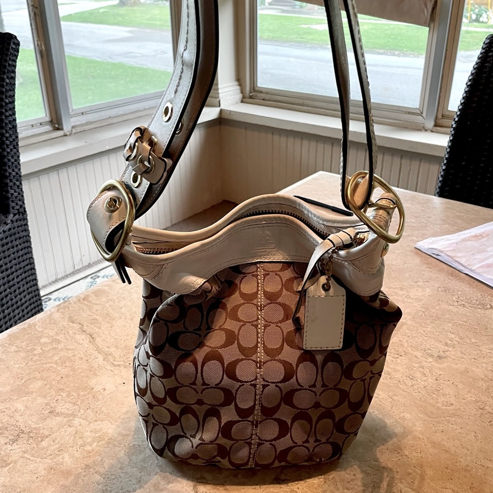 Coach Vintage Monogram Bucket Bag